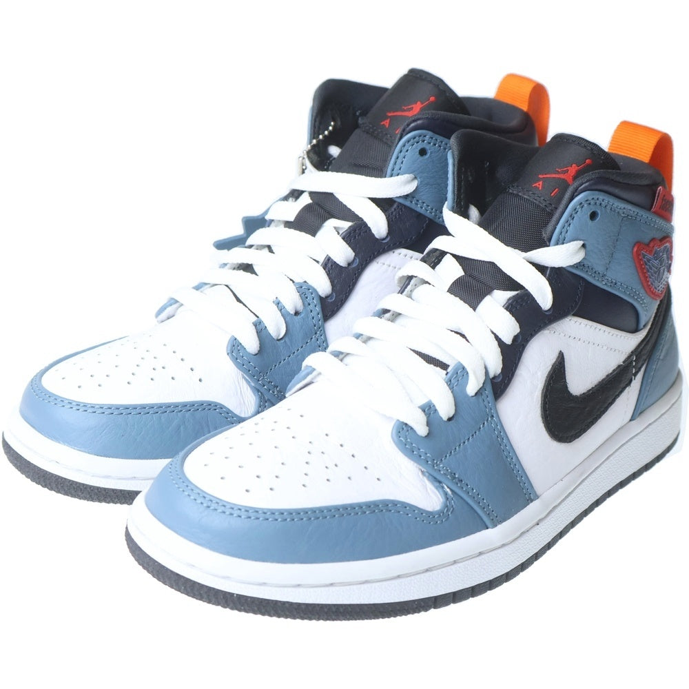 NIKE(ナイキ) ×FACETASM Air Jordan 1 Mid ファセッタズム エアジョーダン1 ミッドカットスニーカー ライトブルー レディース US5.5/24cm CU2802-100