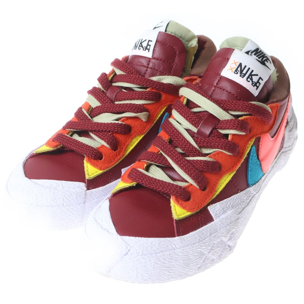 NIKE(ナイキ) ×KAWS×sacai Blazer Low Team Red カウズ サカイ ブレーザー チームレッド ローカットスニーカー レッド レディース US4/23cm DM7901-600