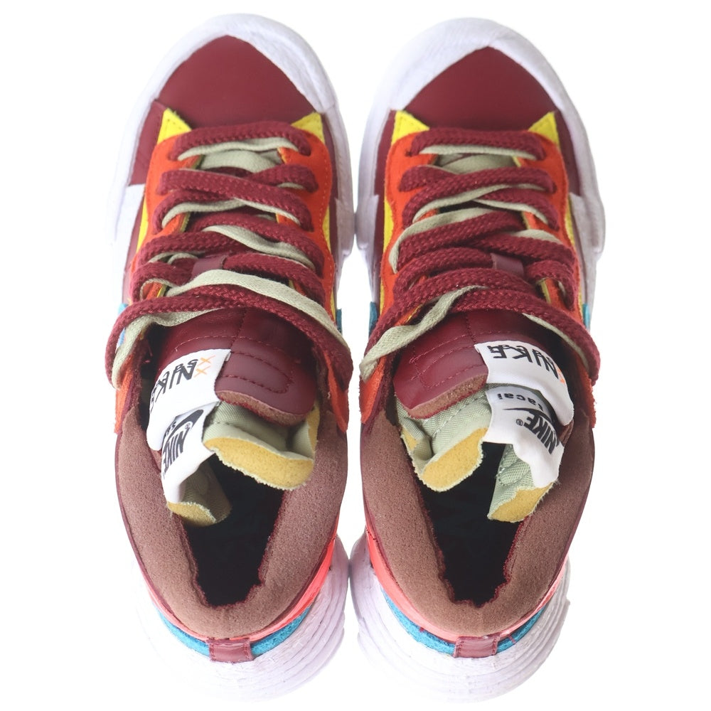 NIKE(ナイキ) ×KAWS×sacai Blazer Low Team Red カウズ サカイ ブレーザー チームレッド ローカットスニーカー レッド レディース US4/23cm DM7901-600