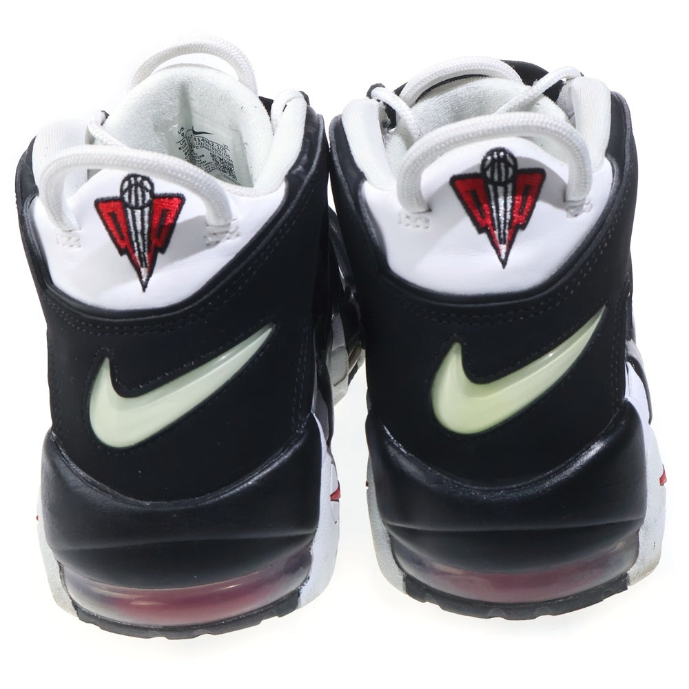 NIKE(ナイキ) Air More up Tempo エアモアアップテンポ ハイカットスニーカー ブラック/ホワイト US9/27cm 414962-105