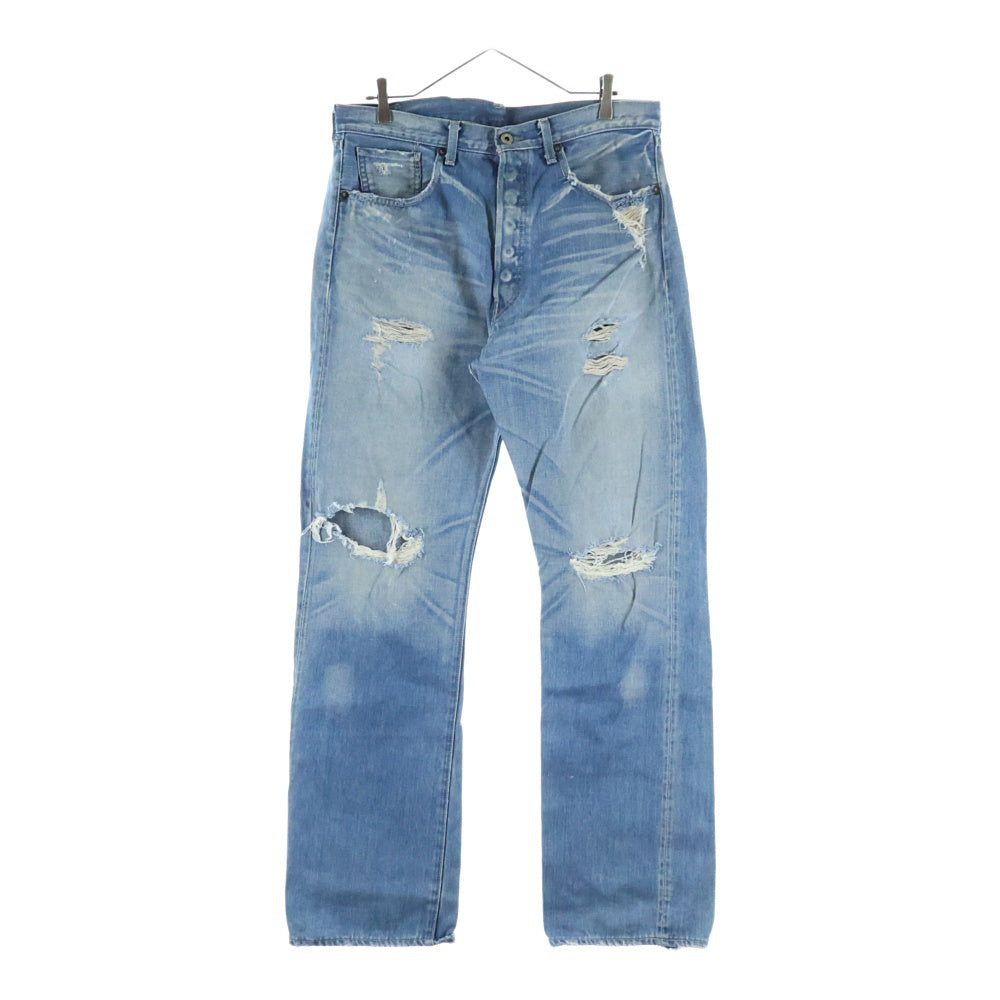 Levi's VINTAGE CLOTHING(リーバイス ビンテージ クロージング) 00S VINTAGE 44501 44年大戦モデル 復刻 BIG E ボタンフライ ストレートデニムパンツ インディゴ J22 J31181 0106