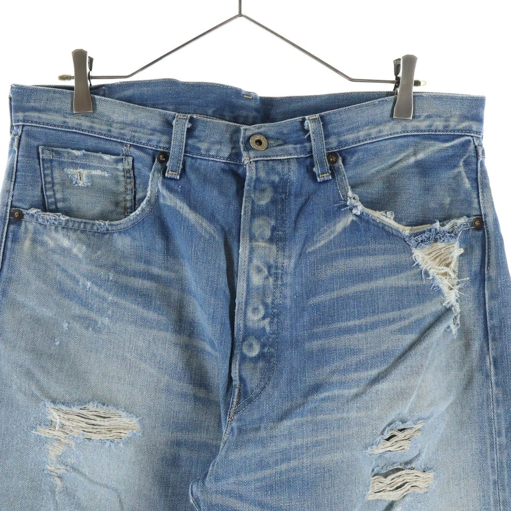 Levi's VINTAGE CLOTHING(リーバイス ビンテージ クロージング) 00S VINTAGE 44501 44年大戦モデル 復刻 BIG E ボタンフライ ストレートデニムパンツ インディゴ J22 J31181 0106