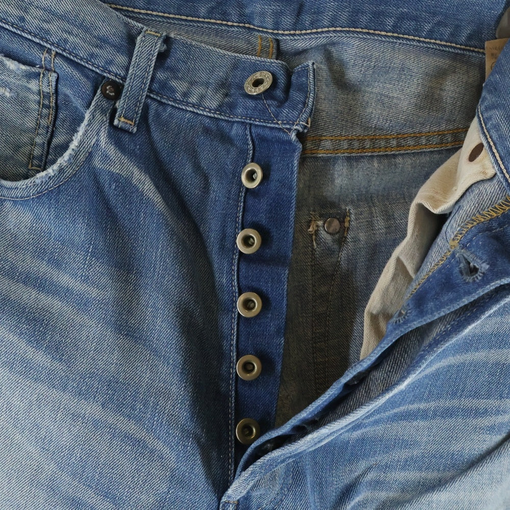 Levi's VINTAGE CLOTHING(リーバイス ビンテージ クロージング) 00S VINTAGE 44501 44年大戦モデル 復刻 BIG E ボタンフライ ストレートデニムパンツ インディゴ J22 J31181 0106