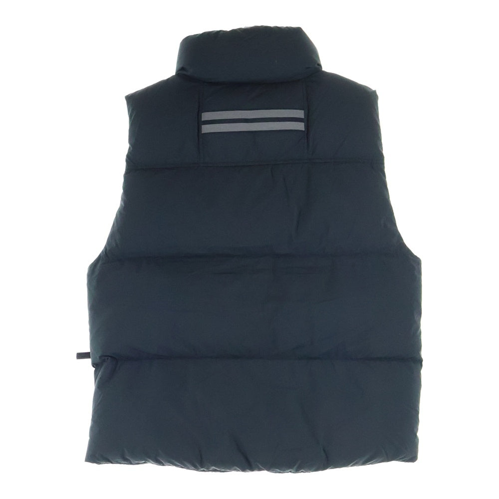 CANADA GOOSE(カナダグース) ロゴワッペン ジップアップ ナイロンダウンベスト ブラック 2804M