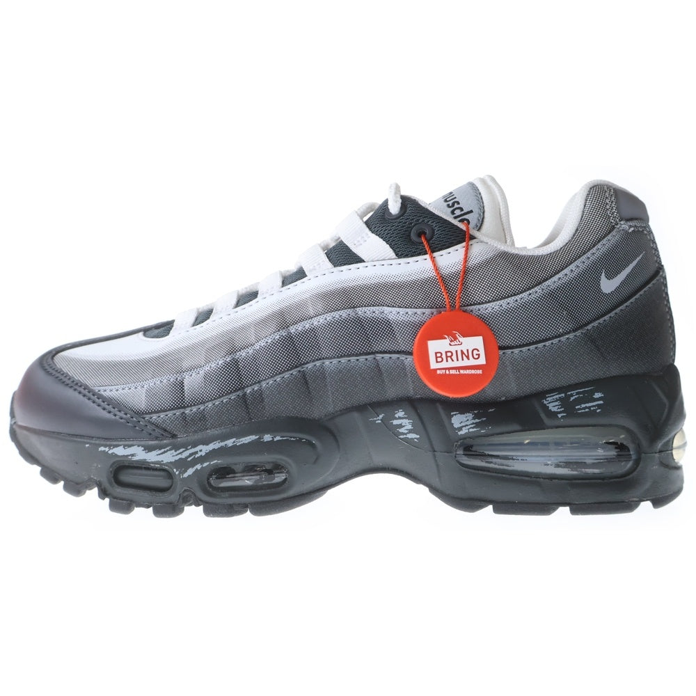 NIKE(ナイキ) ×遊戯王 Air Max 95 Air Muscle/Jonouchi エアマックス95 エアマッスル/城之内 日本限定 ローカットスニーカー ブラック/ホワイト US7.5/25.5cm II7404-100