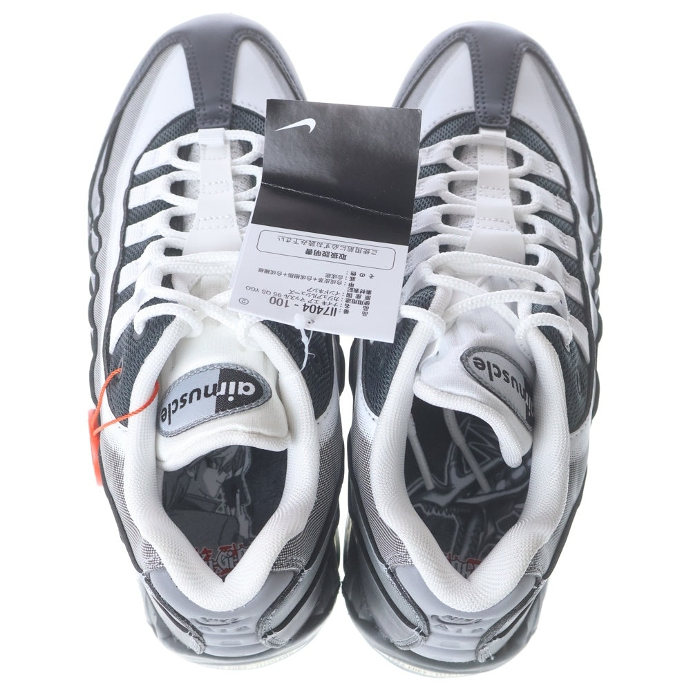 NIKE(ナイキ) ×遊戯王 Air Max 95 Air Muscle/Jonouchi エアマックス95 エアマッスル/城之内 日本限定 ローカットスニーカー ブラック/ホワイト US7.5/25.5cm II7404-100