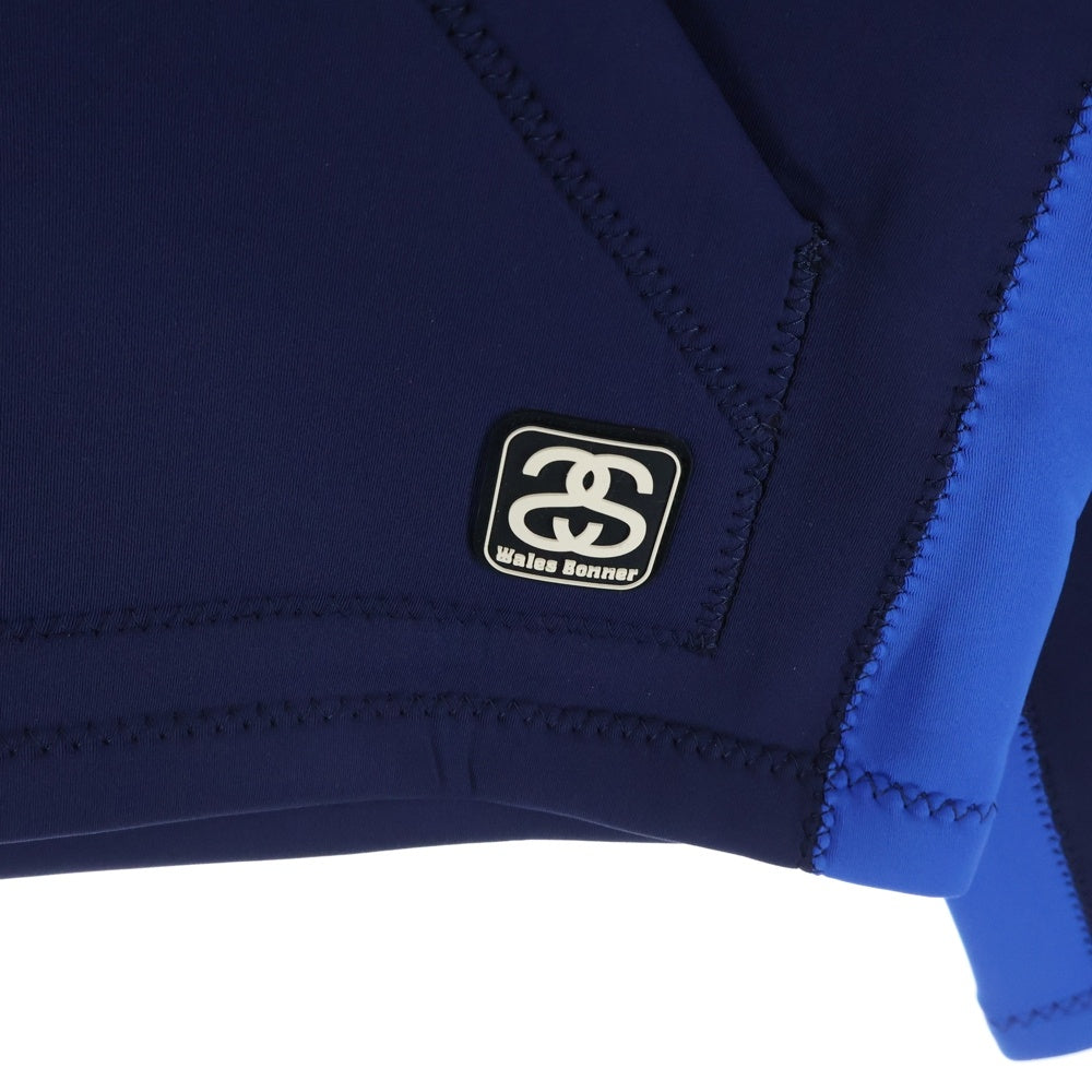 STUSSY(ステューシー) 25AW ×WALES BONNER WB NEOPPRE NE HOODIE ウェールズボナー WB ネオプレン ジップアップフーディージャケット ネイビー/ブルー 315517