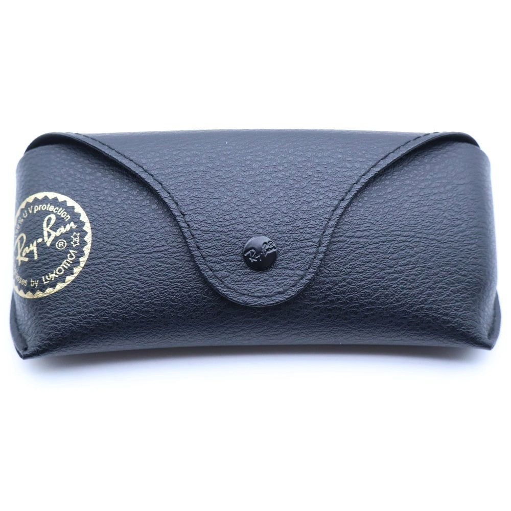 Ray Ban(レイバン) NEW WAYFARER ニューウェイファーラー テンプルロゴ ウェリントンサングラス ブラック/グリーン RB2132-F レディース