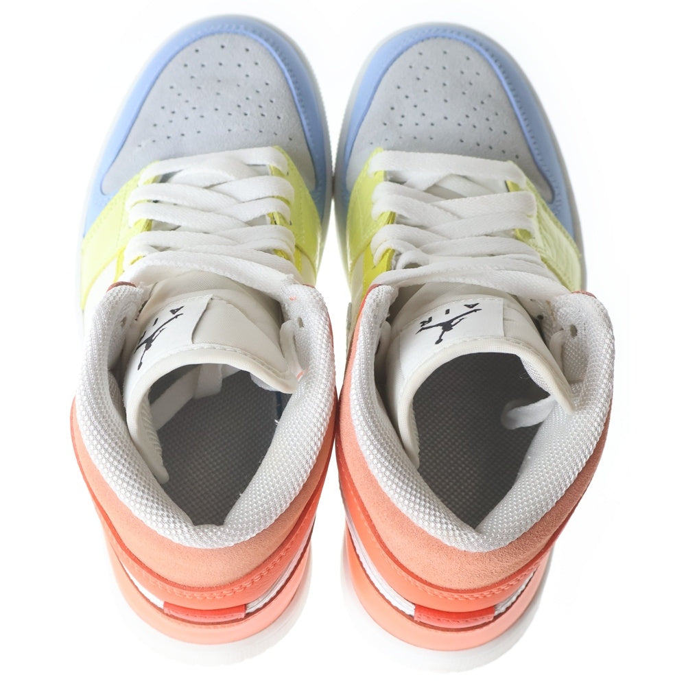 NIKE(ナイキ) WMNS Air Jordan 1 Mid To My First Coach ウィメンズ エアジョーダン1 トゥマイファーストコーチ ミッドカットスニーカー US6.5/23.5cm DJ6908-100 レディース