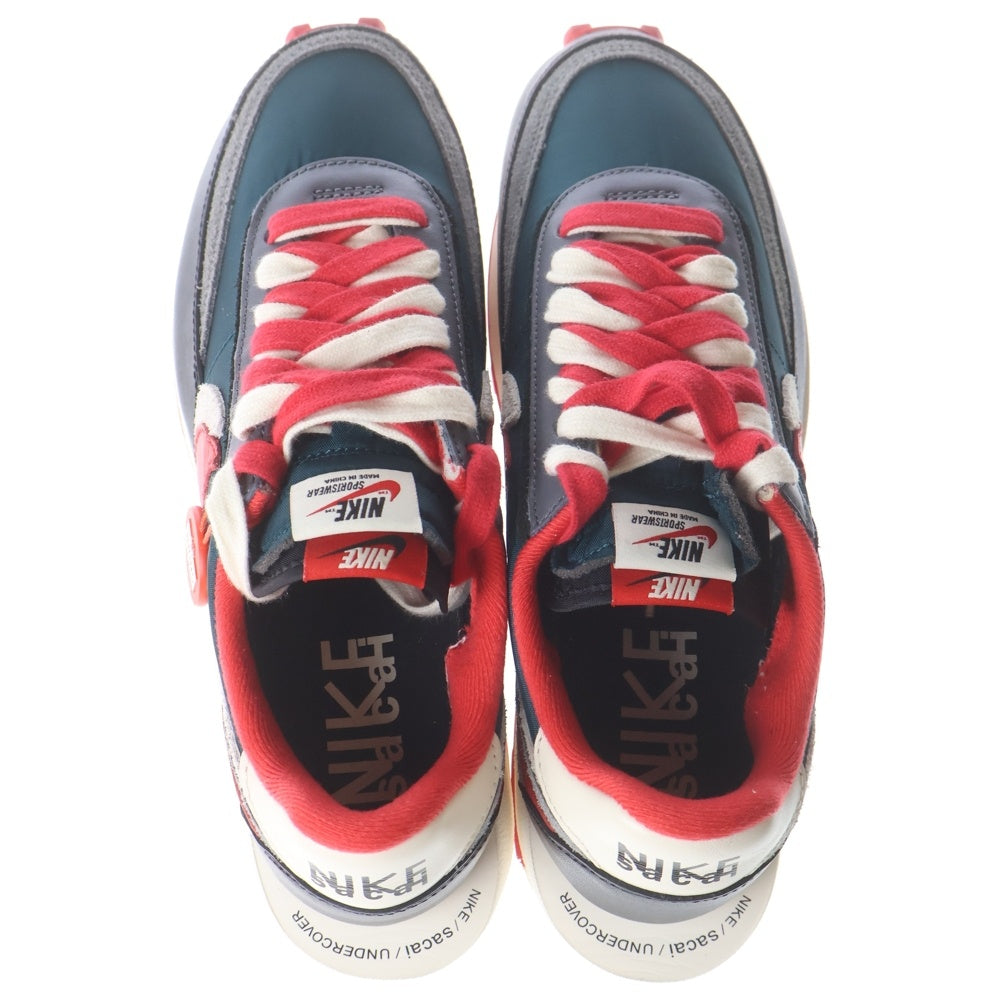 NIKE(ナイキ) ×UNDERCOVER×sacai LD Waffle Midnight Spruce アンダーカバー サカイ LD ワッフル ミッドナイトスプルース ローカットスニーカー US9.5/27.5cm DJ4877-300