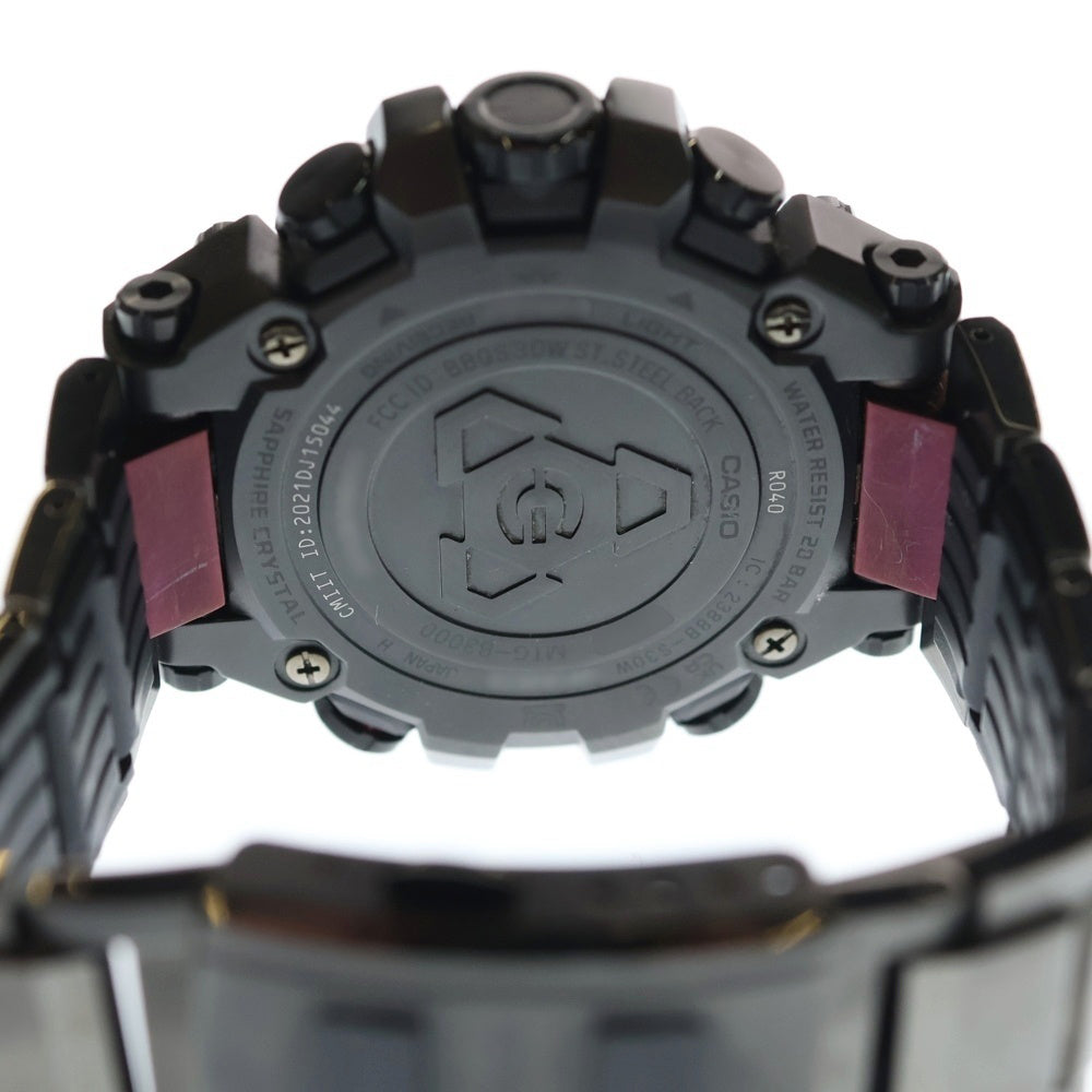 CASIO G-SHOCK(カシオ ジーショック) MT-G G-SHOCK ソーラー電波腕時計 ブラック/レッド MTG-B1000