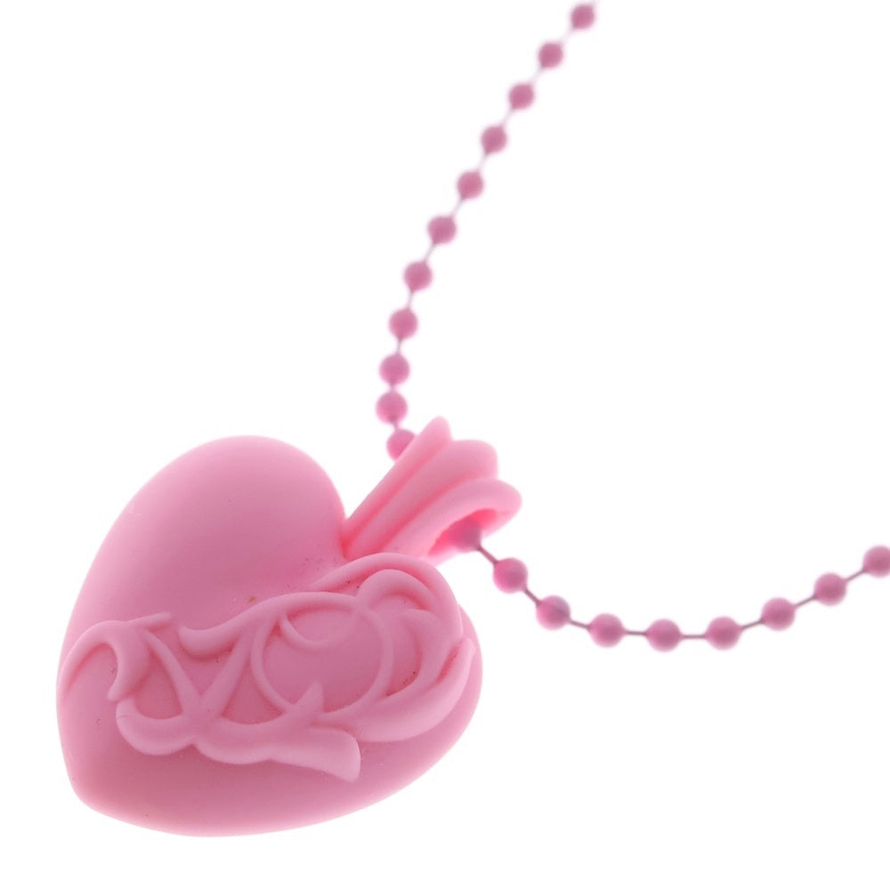 CHROME HEARTS(クロムハーツ) RUBBER HEART ハート ラバーネックレス シリコン ピンク BCA307