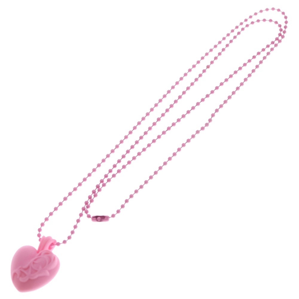 CHROME HEARTS(クロムハーツ) RUBBER HEART ハート ラバーネックレス シリコン ピンク BCA307