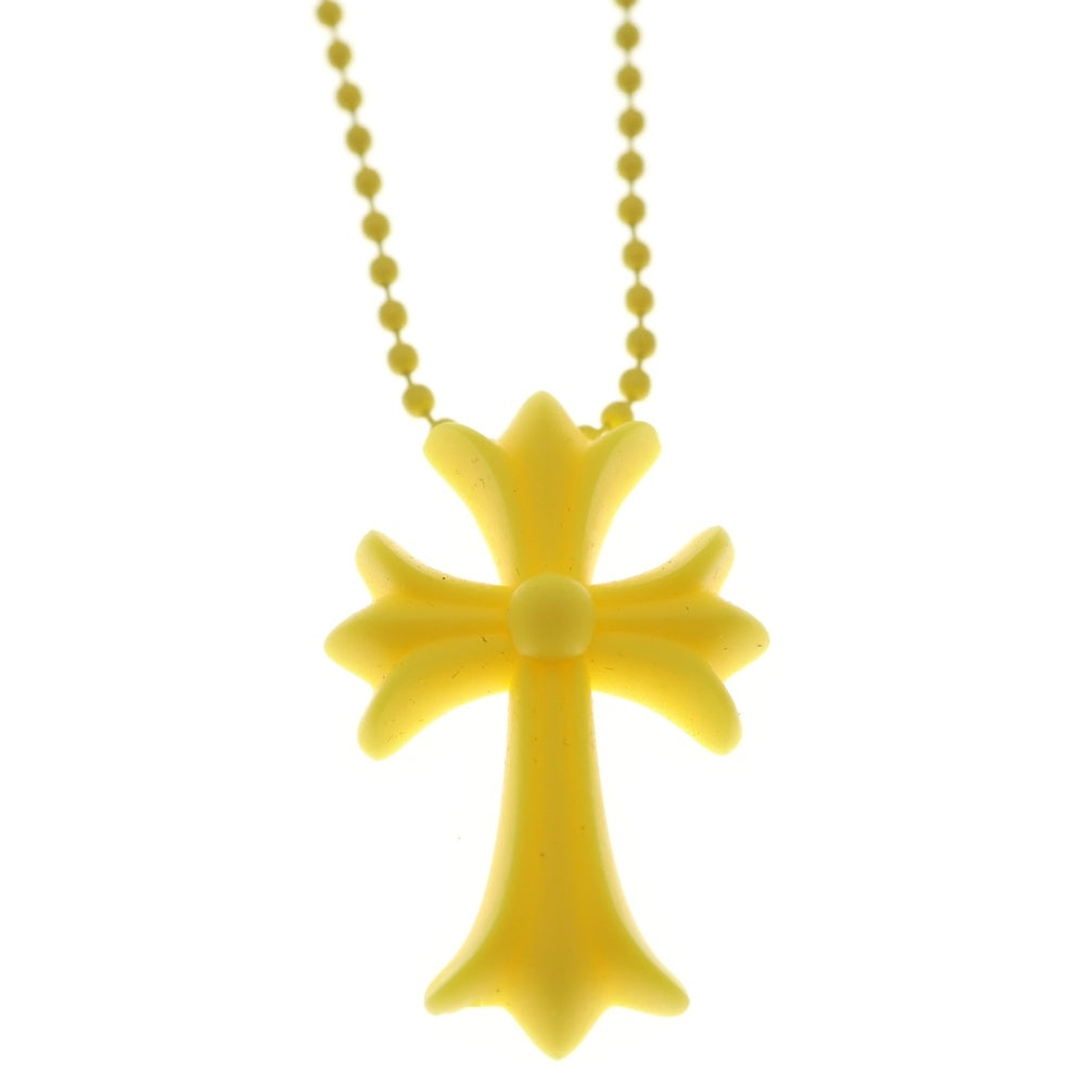 CHROME HEARTS(クロムハーツ) RUBBER CH CRS SML スモールCHクロス ラバーネックレス シリコン イエロー BCA306