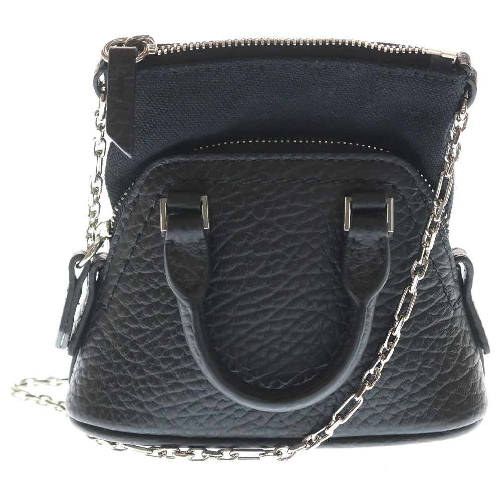 Maison Margiela(メゾンマルジェラ) 5AC CLASSIQUE BABY 2WAYハンドショルダーチェーンバッグ ブラック レディース SB3WG0025