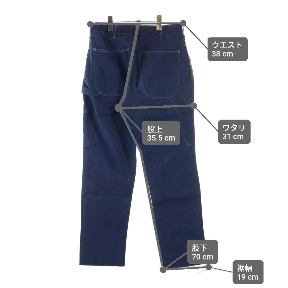 VINTAGE(ヴィンテージ) 60S Sears シアーズ デニム ワークパンツ ユニオンチケット インディゴ