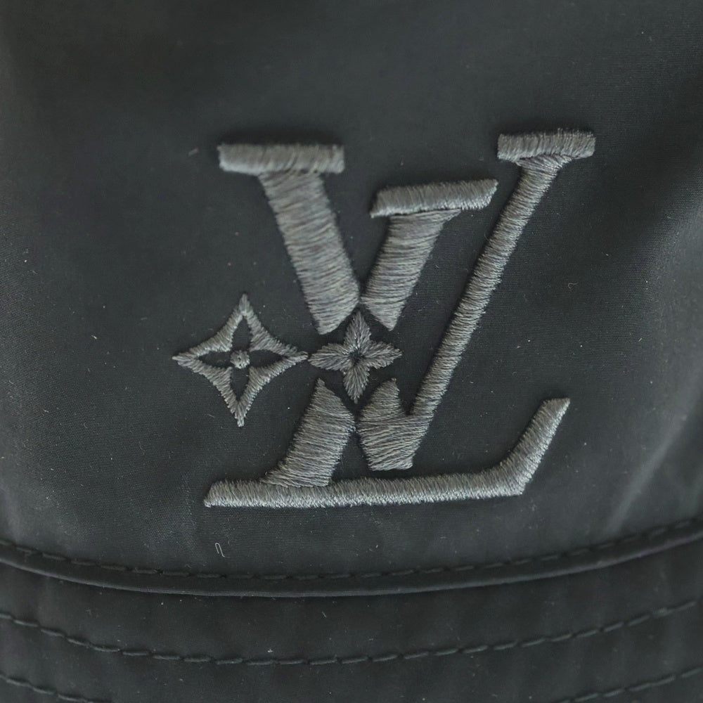 LOUIS VUITTON(ルイヴィトン) LVスマッシュレイン バケットハット 帽子 ブラック M7725L