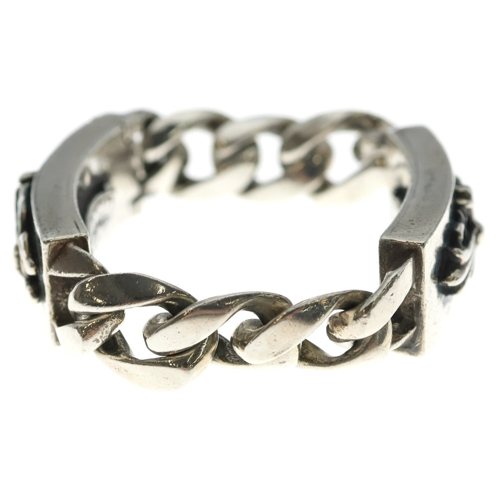 CHROME HEARTS(クロムハーツ) ID DBL FLRL DGGR ダブルID フローラルダガー ブレスレット シルバー