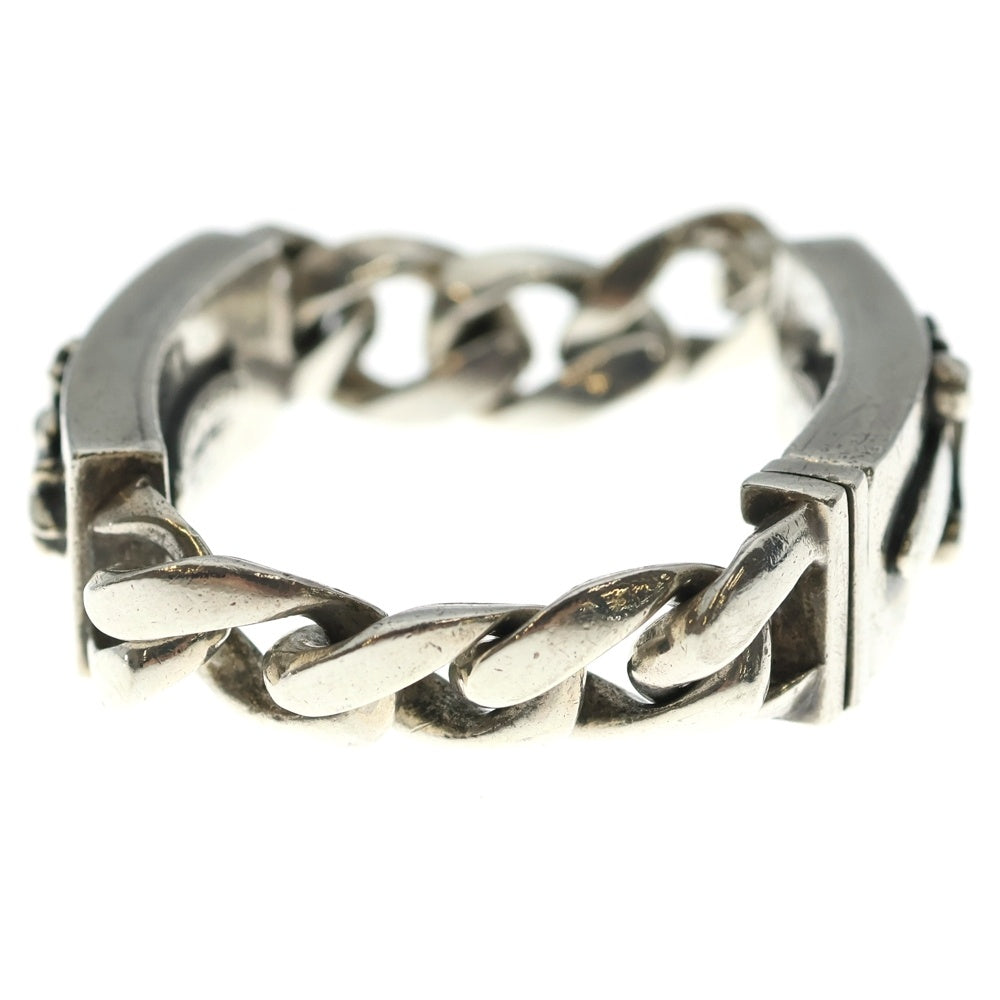 CHROME HEARTS(クロムハーツ) ID DBL FLRL DGGR ダブルID フローラルダガー ブレスレット シルバー