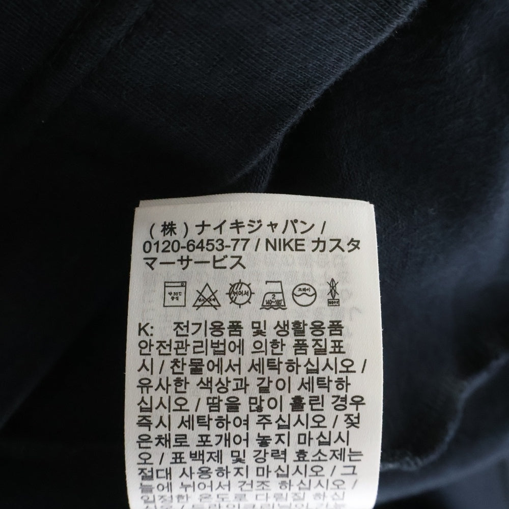 NIKE(ナイキ) ×PEACEMINUSONE LS Tee バッグデイジープリント クルーネック長袖Tシャツカットソー ブラック DR0097-010