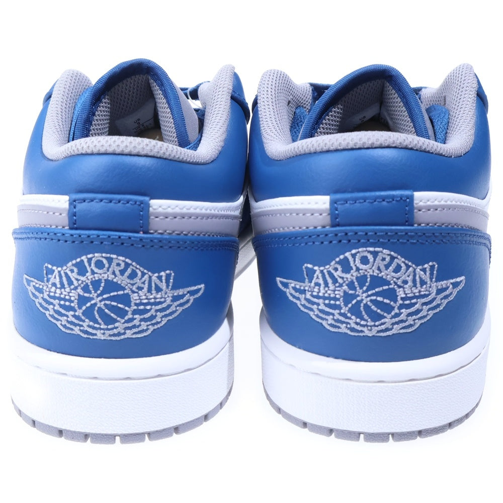 NIKE(ナイキ) Air Jordan 1 Low True Blue エアジョーダン1 トゥルーブルー ローカットスニーカー US9/27cm 553558-412