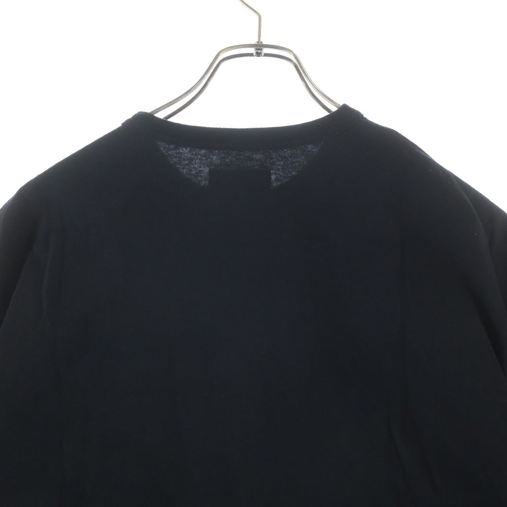 WTAPS(ダブルタップス) フロントロゴプリント クルーネック半袖Tシャツカットソー ブラック 241ATDT-CSM30