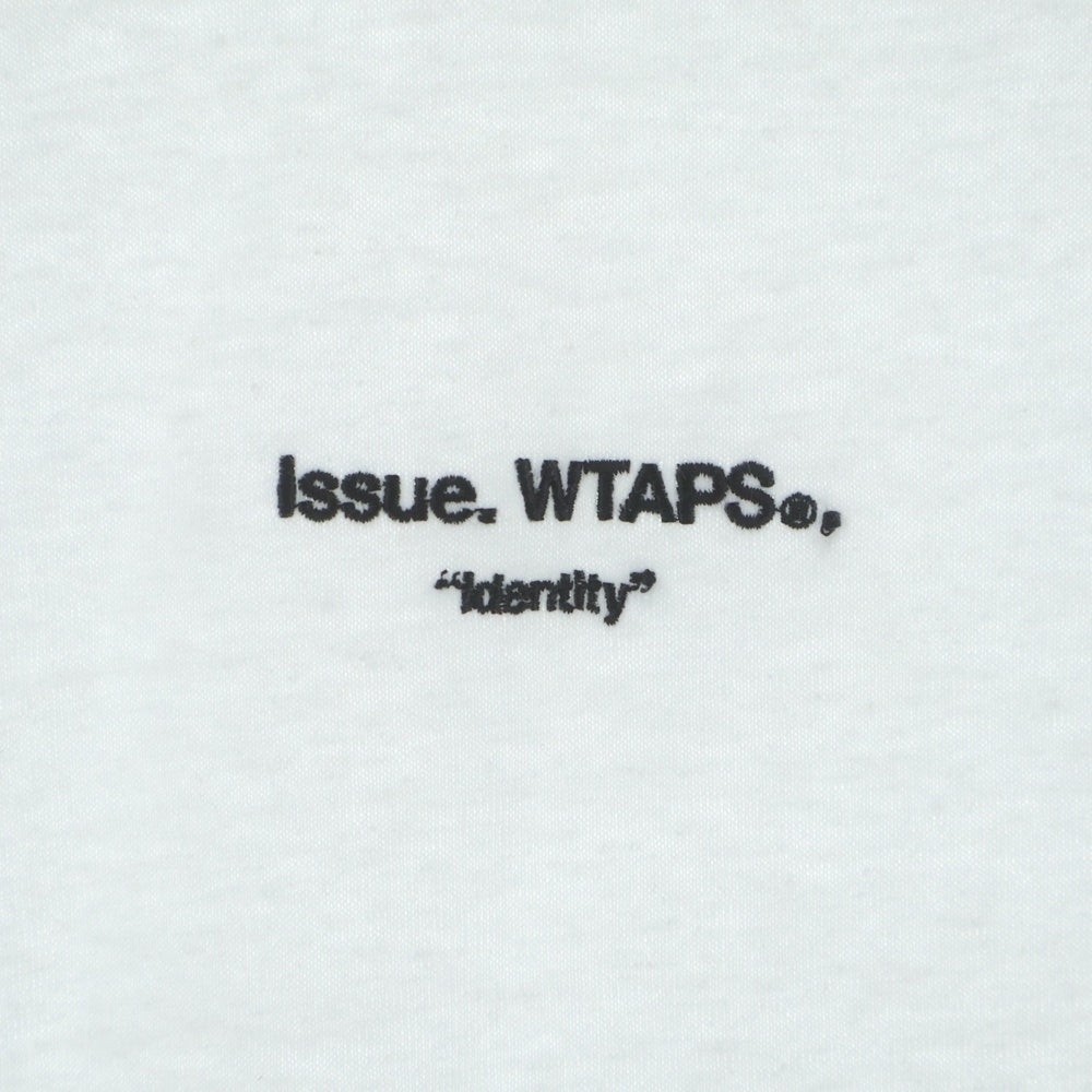 WTAPS(ダブルタップス) ISSUE バックロゴ刺繍 サイドプリント クルーネック長袖Tシャツカットソー 242ATDT-CSM14