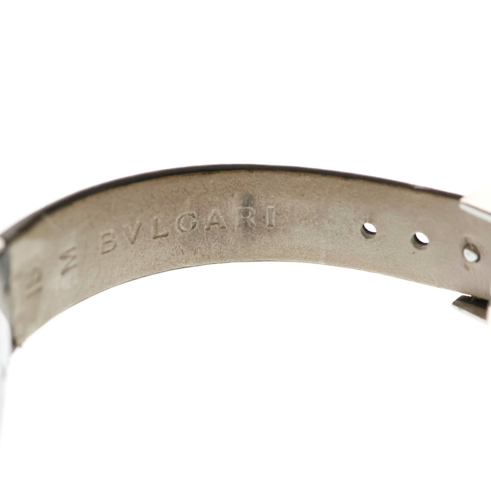 BVLGARI(ブルガリ) B-zero1 12Pダイヤ ブルーシェル クォーツ腕時計 シルバー