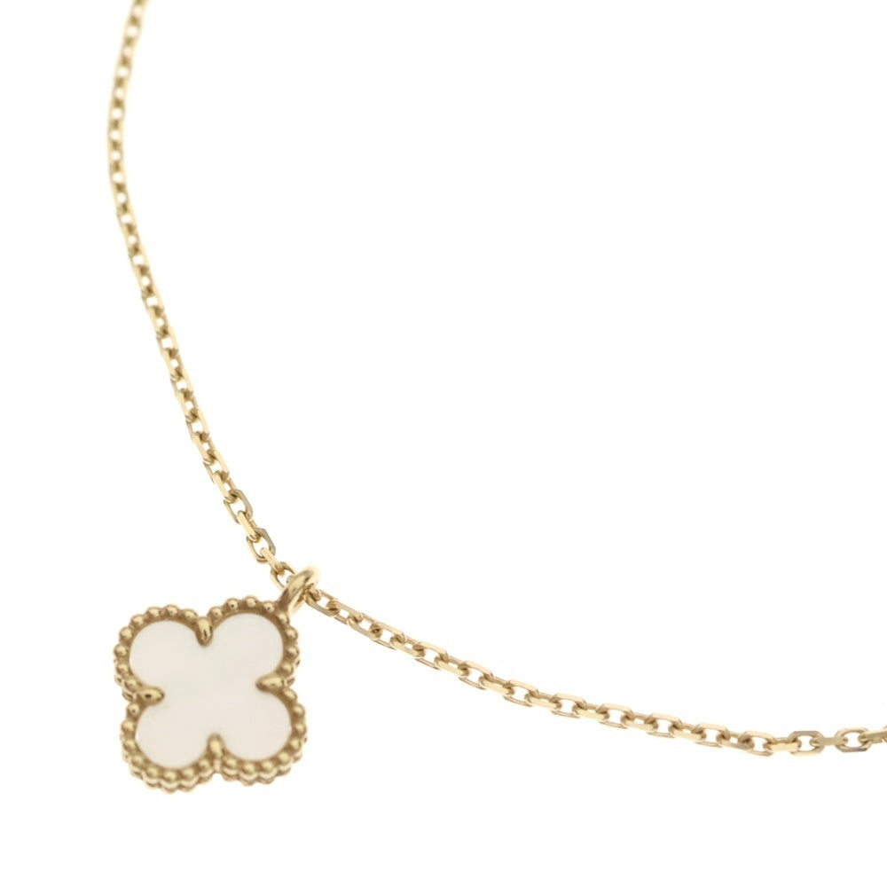 Van Cleef & Arpels(ヴァンクリーフアンドアーペル) スウィートアルハンブラ ネックレス ペンダント Au750 ゴールド レディース