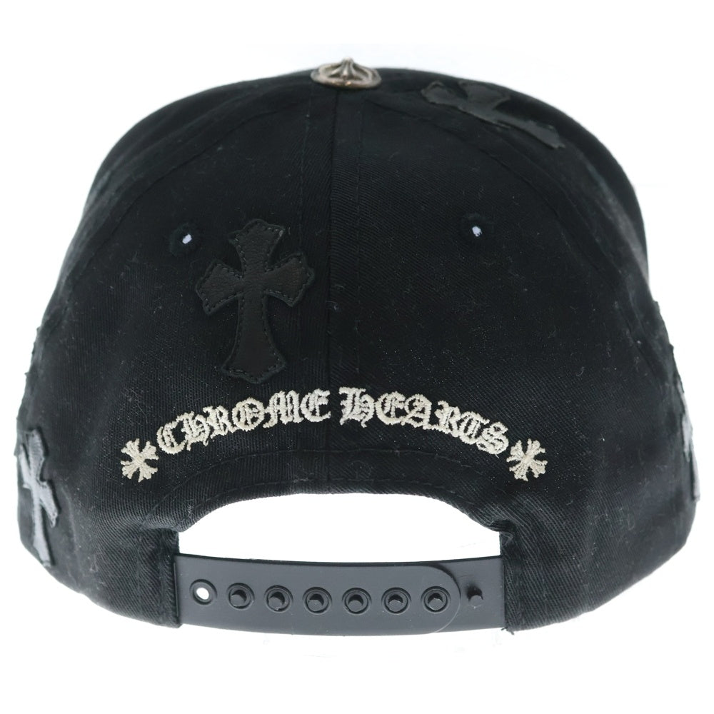 CHROME HEARTS(クロムハーツ) Trucker Cap クロスパッチ CH刺繍ロゴ トラッカーキャップ 帽子 ブラック グレー