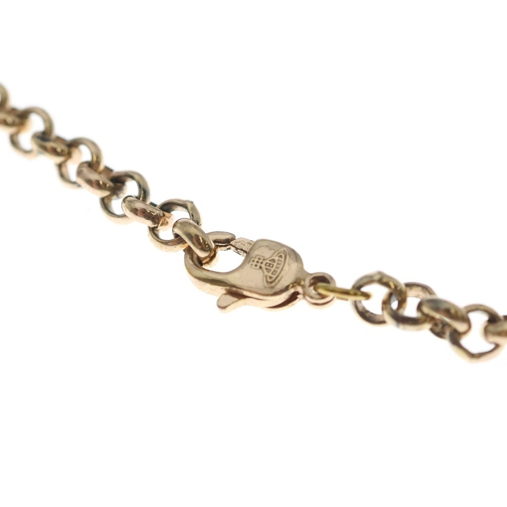 Vivienne Westwood(ヴィヴィアンウエストウッド) オーブ ジュエリー チェーンネックレストップ ゴールド 63020097