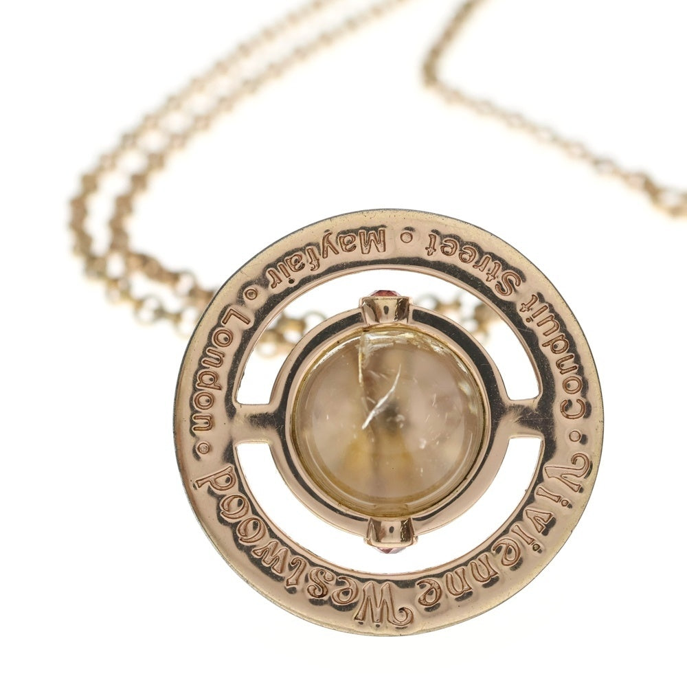 Vivienne Westwood(ヴィヴィアンウエストウッド) オーブ ジュエリー チェーンネックレストップ ゴールド 63020097
