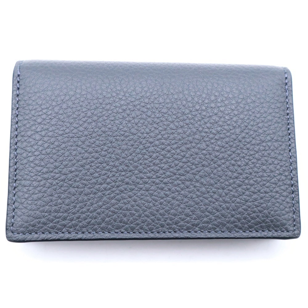 LOEWE(ロエベ) BUSINESS CARDHHOLDER アナグラムロゴ レザー ビジネスカードフォルダー グレー C660M97X05