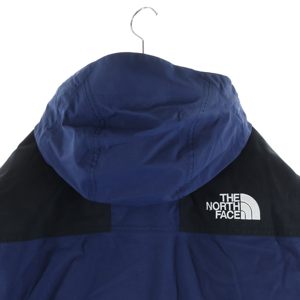 THE NORTH FACE(ザノースフェイス) MOUNTAIN DOWN JACKET フロントロゴ ジップアップ マウンテンダウンジャケット ブルー ND91835