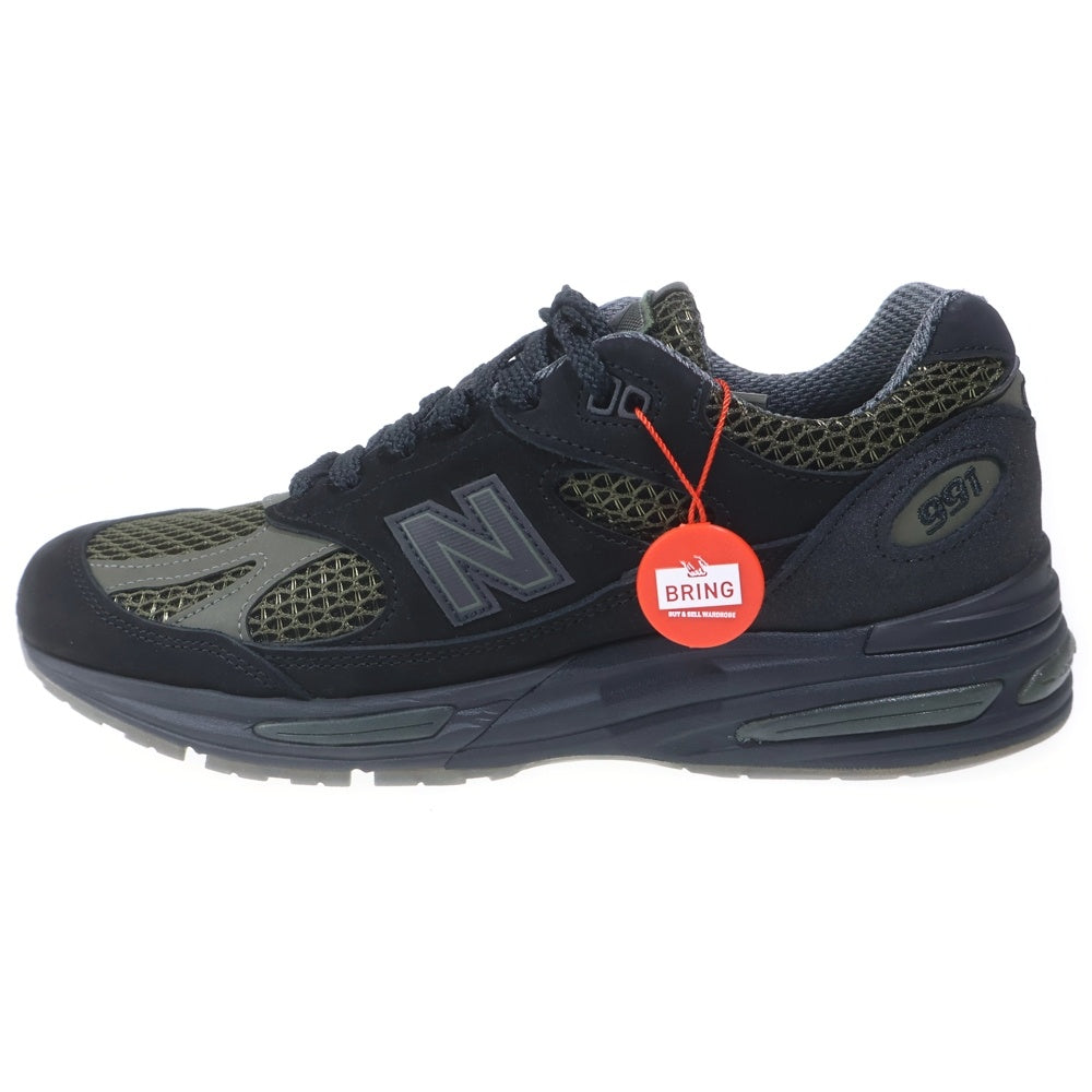 New Balance(ニューバランス) ×Stone Island 991V2 ストーンアイランド ローカットスニーカー ブラック US9.5/27.5cm U991SD2
