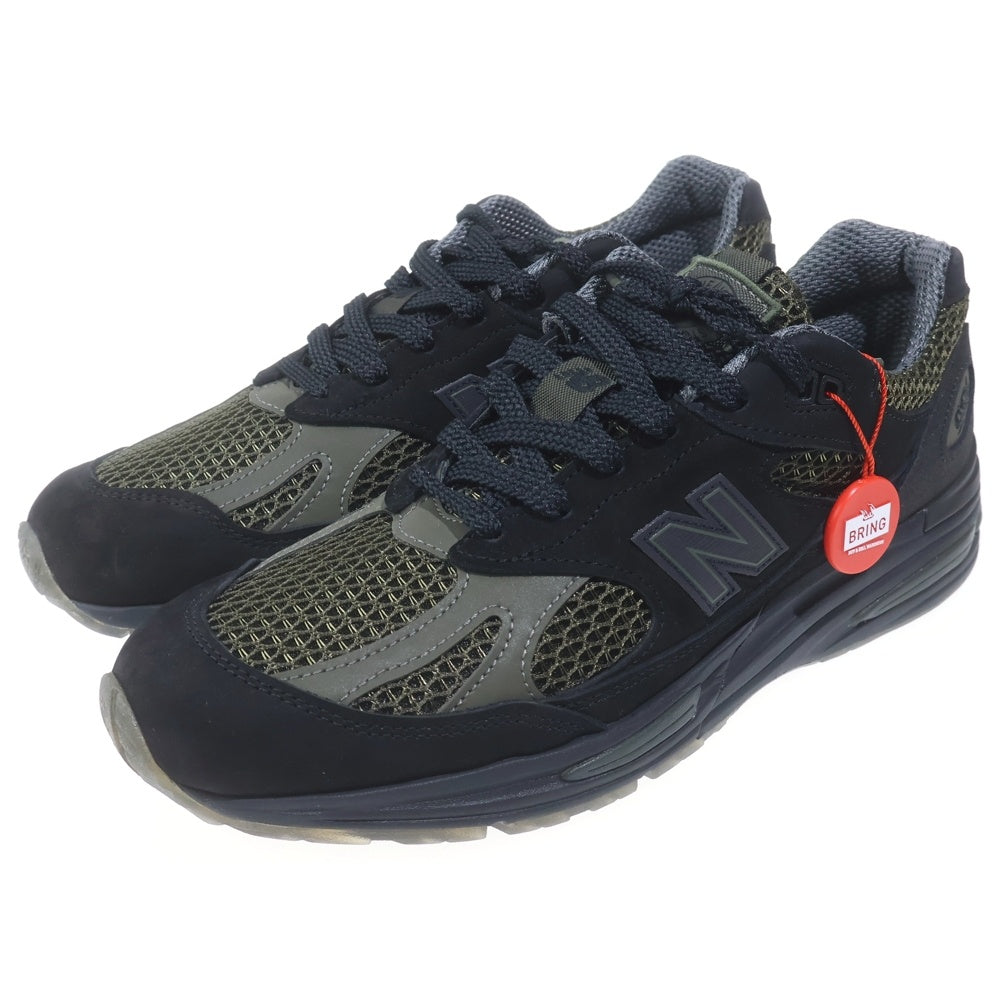 New Balance(ニューバランス) ×Stone Island 991V2 ストーンアイランド ローカットスニーカー ブラック US9.5/27.5cm U991SD2