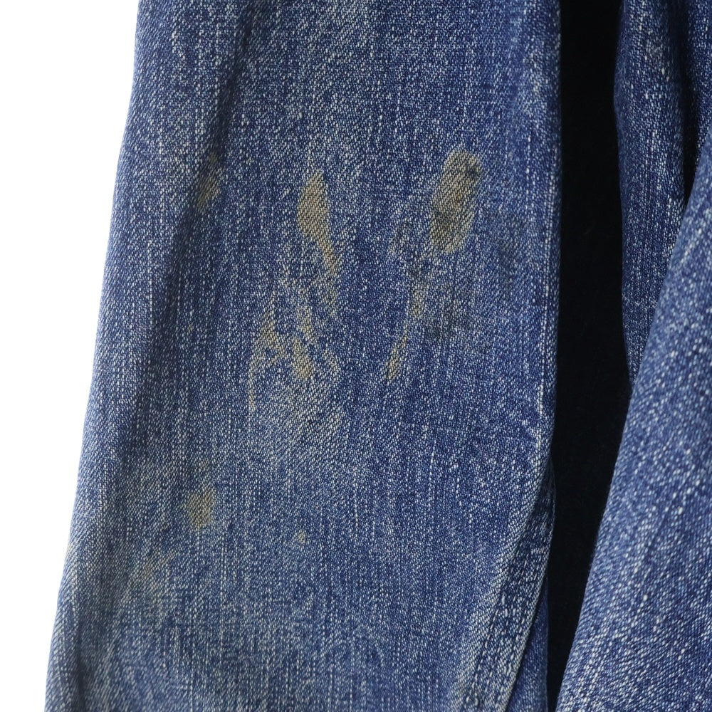 NO BRAND(ノーブランド) VINTAGE 40S HERCULES DENIM COVERALL フロントボタン カバーオールデニムジャケット インディゴ