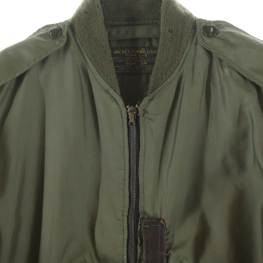 VINTAGE(ヴィンテージ) 40s US AIR FORCE L-2 ジップアップフライトジャケット カーキ
