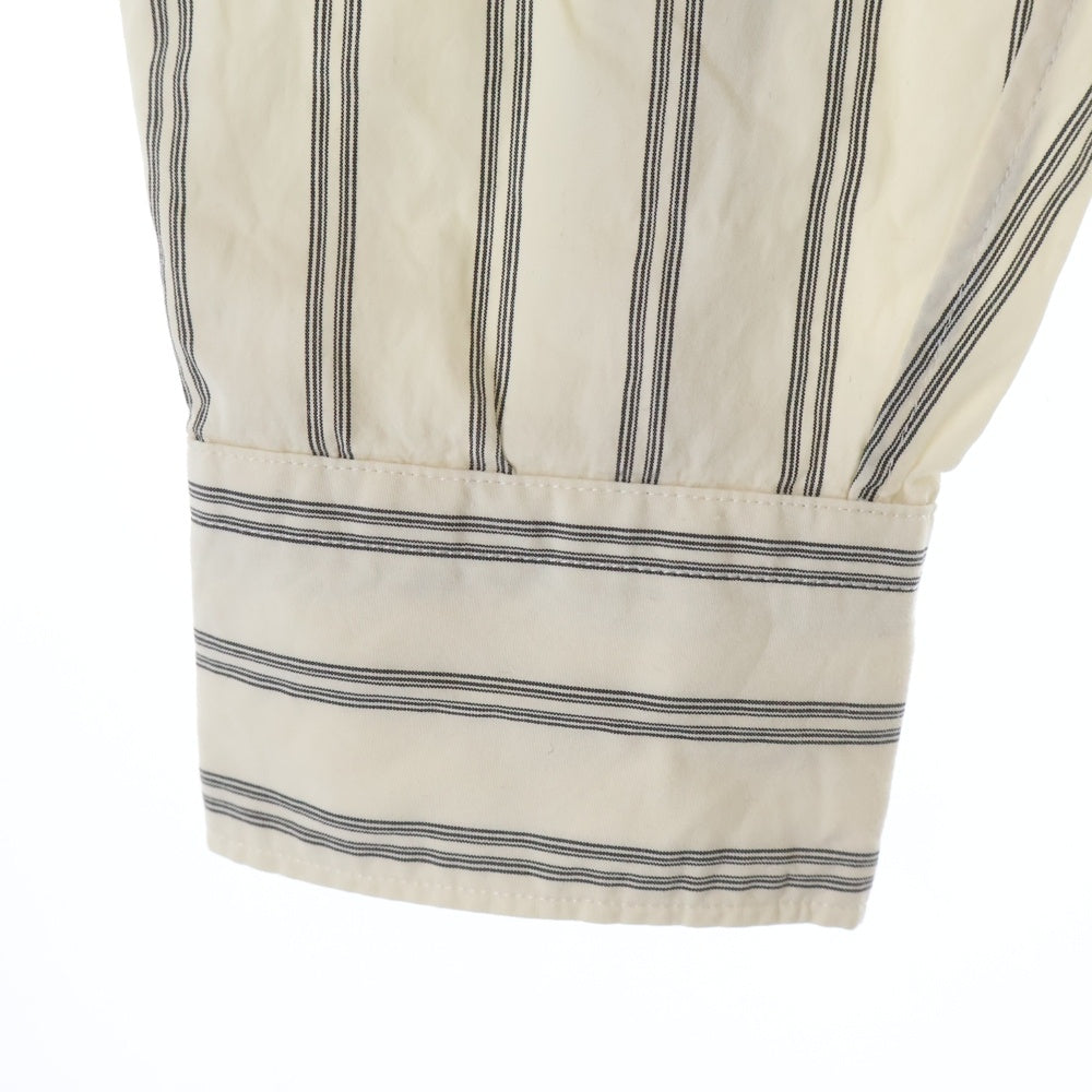 ULTERIOR(アルテリア) 20AW OVERLAID STRIPE SHIRT オーバーレイ 長袖ストライプシャツ ホワイト ULSH12-20C47U