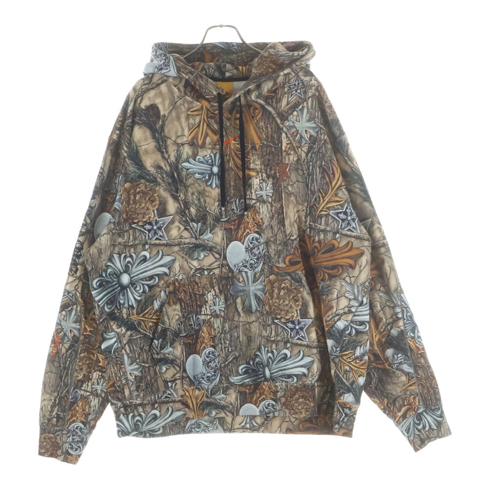 CHROME HEARTS(クロムハーツ) ××NOCTA DRAKE HOODIE ナイキ ノクタ ドレイク バックホースシュープリント プルオーバースウェットパーカー マルチカラー
