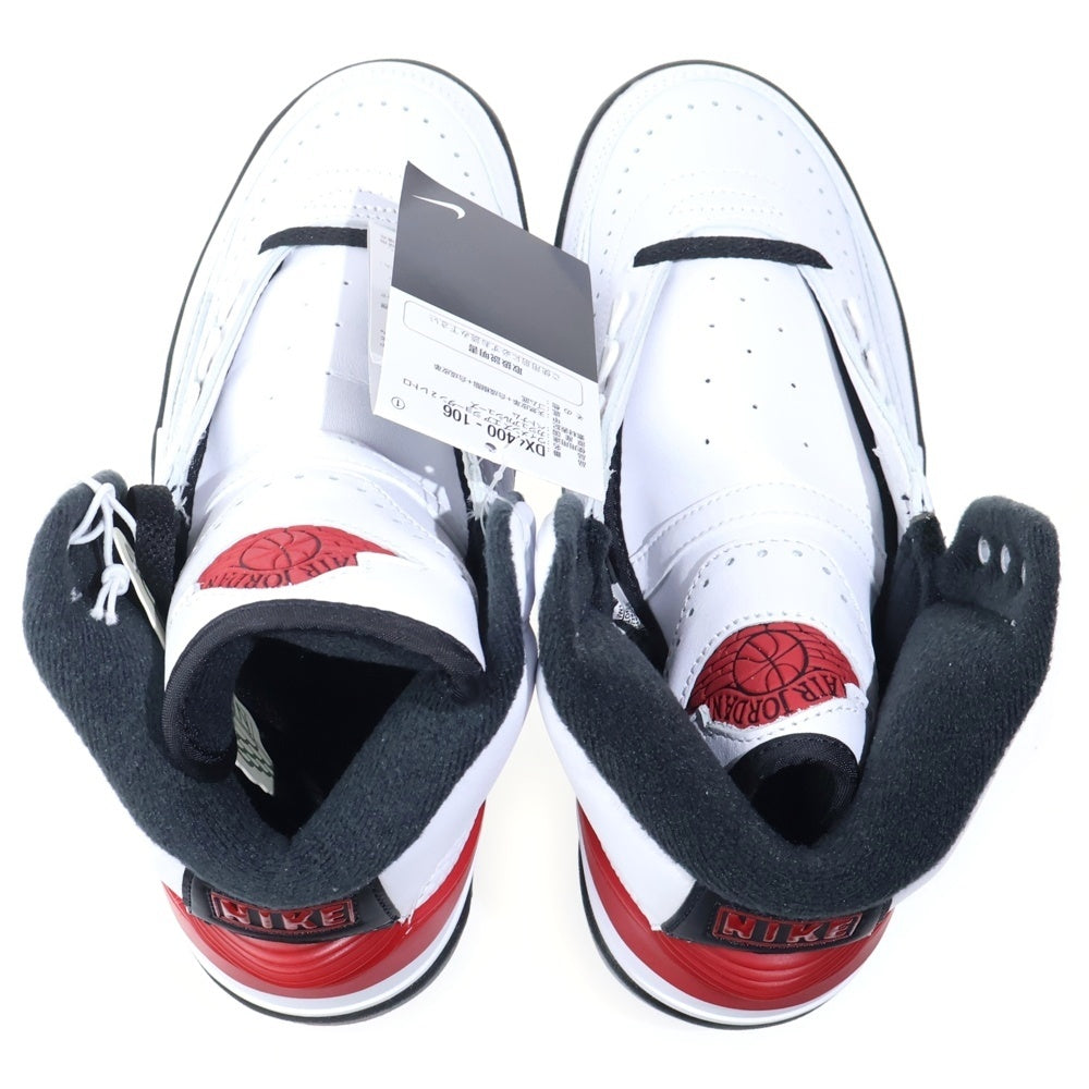 NIKE(ナイキ) WMNS Air Jordan2 Chicago 2022 エアジョーダン2 シカゴ 2022 ハイカットスニーカー US7.5/24.5cm ホワイト/レッド DX4400-106 レディース