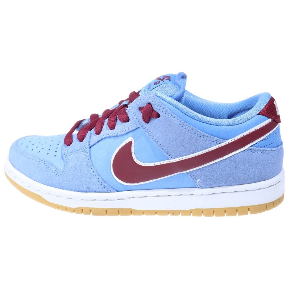 NIKE SB(ナイキエスビー) Dunk Low Pro Philadelphia Phillies Valor Blue and Team Maroon フィラデルフィア・フィリーズ バラーローカットスニーカー US6.5/24.5cm DQ4040-400