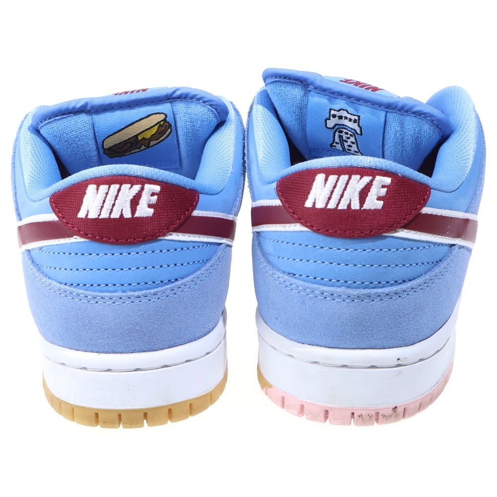 NIKE SB(ナイキエスビー) Dunk Low Pro Philadelphia Phillies Valor Blue and Team Maroon フィラデルフィア・フィリーズ バラーローカットスニーカー US6.5/24.5cm DQ4040-400