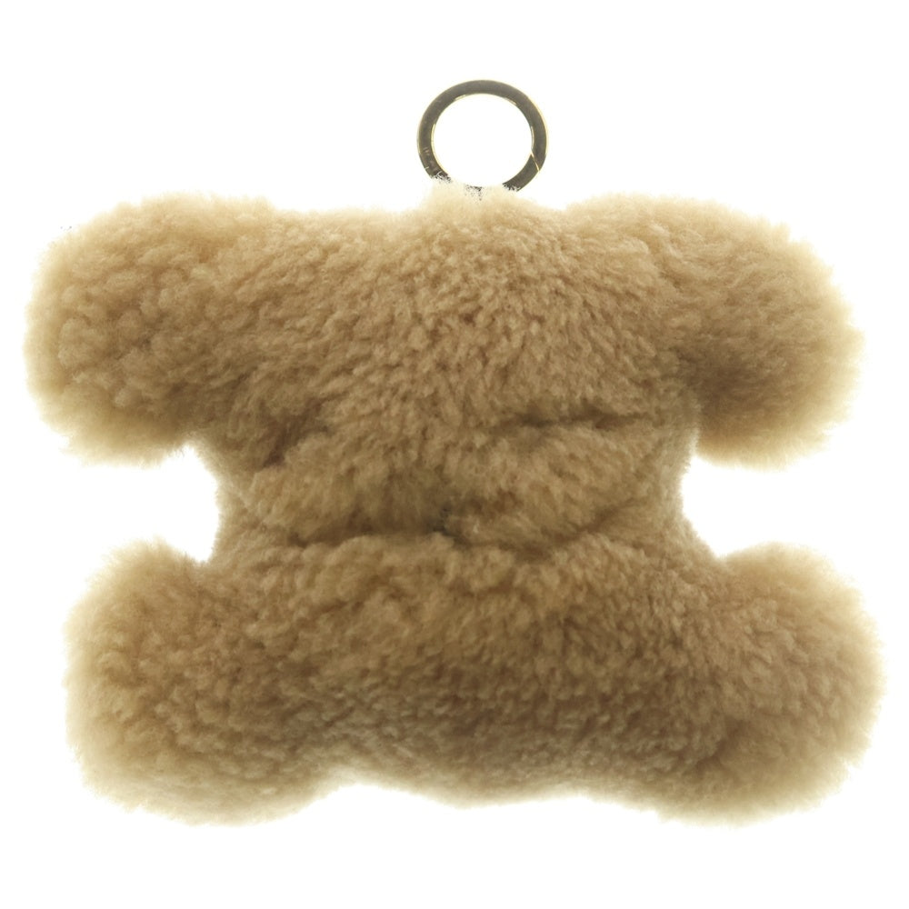 CELINE(セリーヌ) TRIOMPHE POM-POM CHARM ポンポンチャーム トリオンフロゴ バッグチャーム キーリング ピンク/ブラウン 49J663GSH.19PI レディース