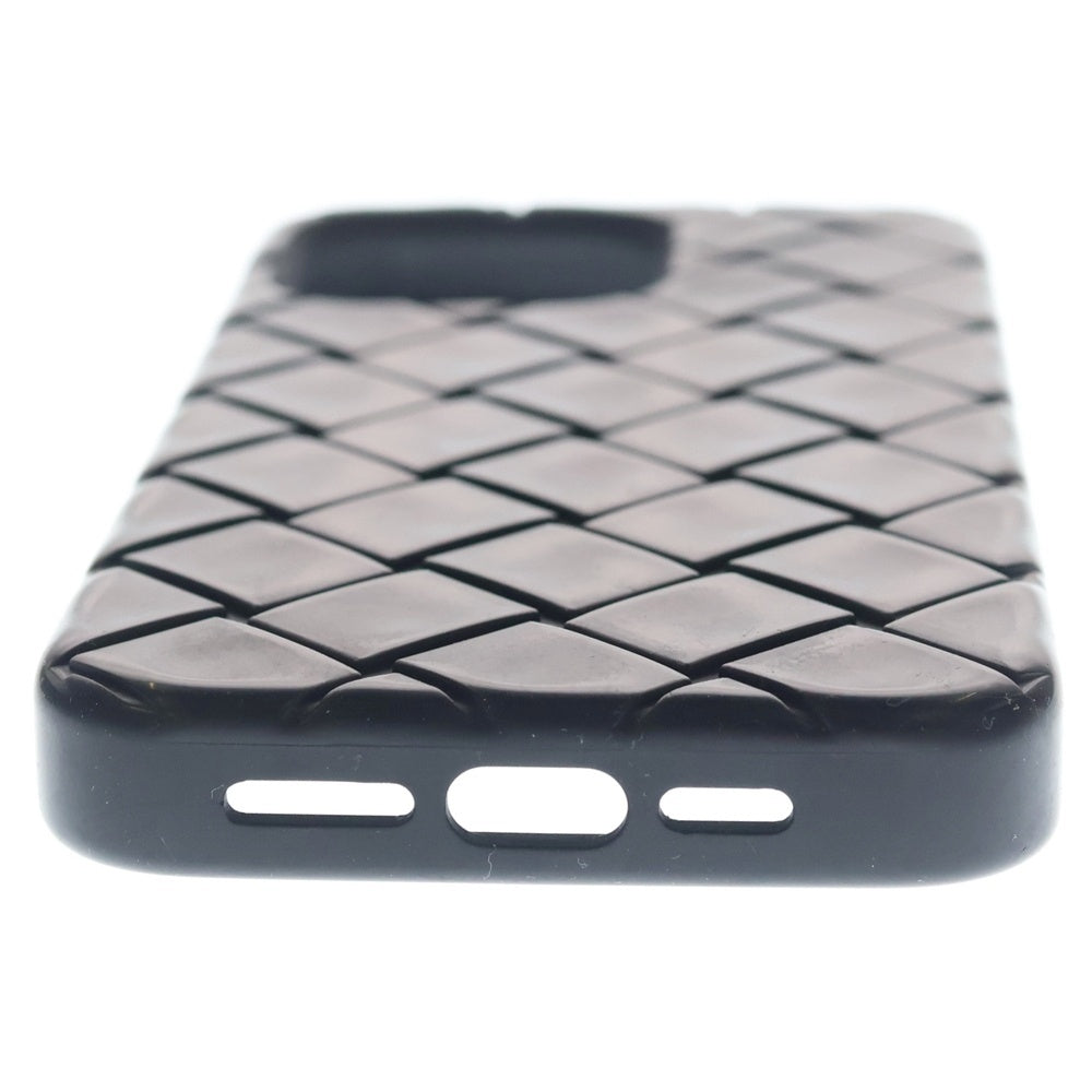 BOTTEGA VENETA(ボッテガヴェネタ) iPhone 16 Pro MAX Case イントレチャート ラバーシリコン アイフォン16プロマックス スマートフォンケース ブラック 828072V0EY01000