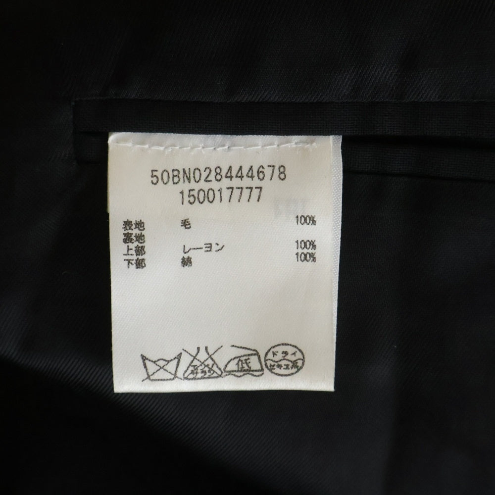 Maison Margiela(メゾンマルジェラ) カレンダータグ シングルブレステーラードジャケット ブラック