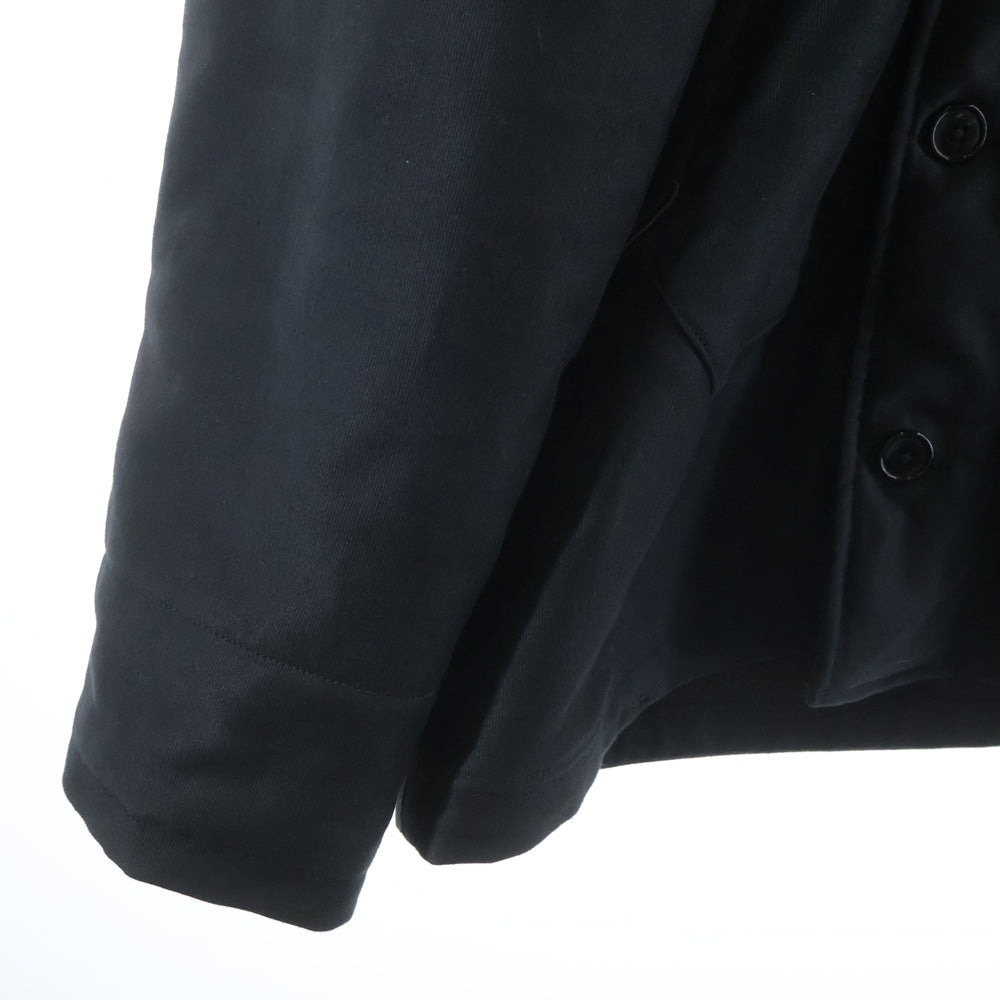 NO BRAND(ノーブランド) COLIMBO (コリンボ) OBSERVER PARKA 裏起毛 オブザーバーパーカ デッキジャケット ブラック