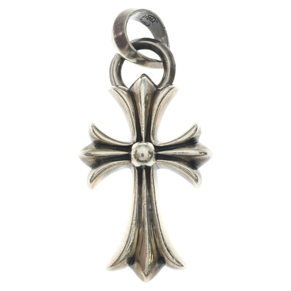 CHROME HEARTS(クロムハーツ) CH CRS SML W/BALE Wベイル スモールCHクロス ペンダントトップ シルバー BCA218