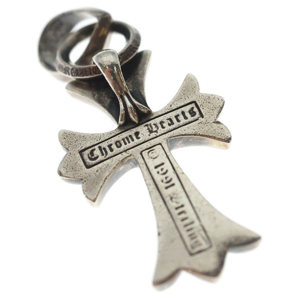 CHROME HEARTS(クロムハーツ) CH CRS SML W/BALE Wベイル スモールCHクロス ペンダントトップ シルバー BCA218