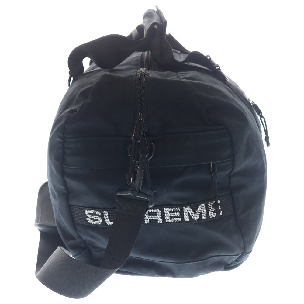 SUPREME(シュプリーム) 23SS Field Duffle Bag フロントロゴ フィールドダッフルバッグ ブラック